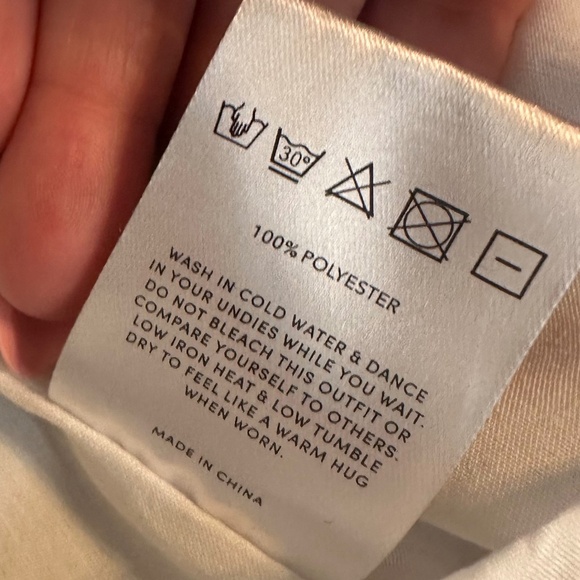 PEPPERMAYO - White and Blue Floral Mini Dress - Picture 3 of 7